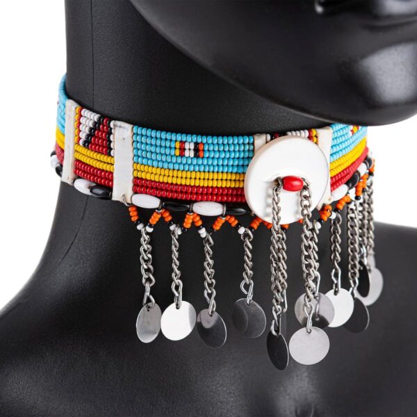 Beaded Maasai Choker Necklace